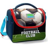 Coral High Lacivert Futbol Desenli Thermo Beslenme Çantası 11795 - Siyah - Yeşil - 1 Adet