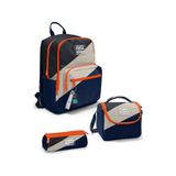 Coral High Lacivert Koyu Gri Bej Renkli 3 Lü Okul Çanta Seti Set0123693 Bej - Lacivert
