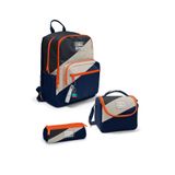 Coral High Lacivert Koyu Gri Bej Renkli 3 lü Okul Çanta Seti SET0123693