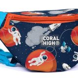Coral High Lacivert Mavi Astronot Baskılı Erkek Çocuk Bel Çantası
