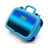 Coral High Lacivert Mavi Gradyan Renk Geçişli Erkek Çocuk Paslanmaz Çelik Beslenme/Yemek Kabı - 39253