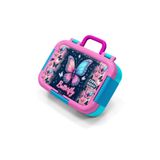 Coral High Lacivert Pembe Kelebek Desenli Kız Çocuk Paslanmaz Çelik Beslenme/Yemek Kabı - 39149