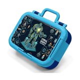 Coral High Lacivert Robot Baskılı Erkek Çocuk Paslanmaz Çelik Beslenme/Yemek Kabı - 39146
