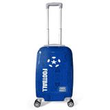 Coral High Lacivert Saks Futbol Desenli PC Kabin Boy Valiz (50cm) 16561
