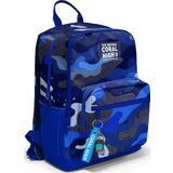 Coral High Lacivert Saks Kamuflaj Desenli Okul Sırt Çantası 23689
