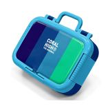 Coral High Lacivert Yeşil Renkli Çizgili Erkek Çocuk Paslanmaz Çelik Beslenme/Yemek Kabı - 39287
