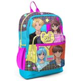 Coral High Mavi Anime USB Soketli Kız Çocuk İlkokul ve Günlük Sırt Çantası