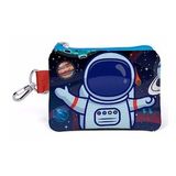 Coral High Mavi Astronot Baskılı Bozuk Para Çantası - Erkek Çocuk