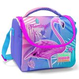 Coral High Mavi Pembe Flamingo Okul - Kız Çocuk (Çok Renkli) Beslenme Çantası