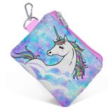 Coral High Mavi Unicorn Bozuk Para Çantası