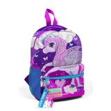 Coral High Minik Yuva Sırt Çantası Mor Pembe Unicorn Desenli Iki Bölmeli 23508