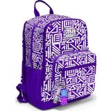 Coral High Mor Beyaz Geometrik Desenli Okul Sırt Çantası 23683