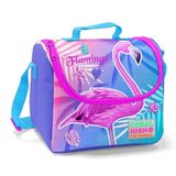 Coral High Mor Flamingo Baskılı Termoslu Beslenme Çantası