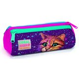 Coral High Mor Kedi Üç Bölmeli - Kız Çocuk Kalemlik