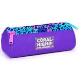 Coral High Mor Leopar Desenli Kalem Kutusu 11161