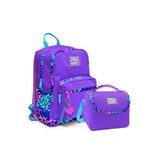 Coral High Mor Leopar Desenli Okul Sırt Çantası ve Beslenme Çantası