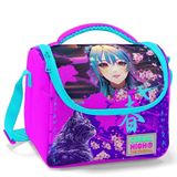Coral High Mor Pembe Anime Kedi Isi Yalitimli Beslenme Cantasi - Kiz Cocuk