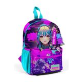 Coral High Mor Pembe Anime Kedi Mini Yuva Sirt Cantasi - Kiz Cocuk