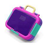 Coral High Mor Pembe Baskılı Kız Çocuk Paslanmaz Çelik Beslenme/Yemek Kabı - 39350