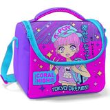 Coral High Mor Pembe K-Pop Kız Çocuk Beslenme Çantası 5 Litre Termal Malzeme ile Şık Tasarım - Mor K-Pop