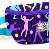 Coral High Mor Voleybol Baskılı Kız Çocuk Bel Çantası