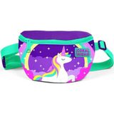 Coral High Mor Yeşil Unicorn Baskılı Kız Çocuk Günlük Bel Çantası