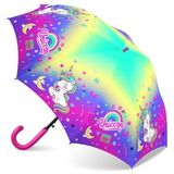 Coral High Mor Yeşil Unicorn Desenli Çocuk Şemsiyesi 12662