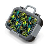 Coral High Nefti Siyah Tamir Seti Desenli Erkek Çocuk Paslanmaz Çelik Beslenme/Yemek Kabı - 39297
