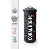 Coral High Neon Kalp Desenli Çelik Termos Matara 650 ml 38382 - Renkli