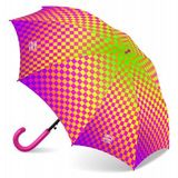 Coral High Neon Renkli Dama Desenli Çocuk Şemsiyesi 36102
