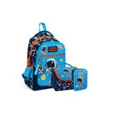 Coral High Okul Çantası 3'lü Set Üniseks Çocuk, Orta, ADYAYG2025YEN-1, Mavi, üniseks-çocuk