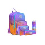Coral High Okul Çantası 4'lü Set, Orta, ADYAYGY2025-4SET2, Pembe, kız-çocuk