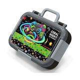 Coral High Oyun Baskılı Erkek Çocuk Paslanmaz Çelik Beslenme/Yemek Kabı - 39158
