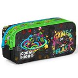 Coral High Oyun Desenli Kalem Kutusu 31058