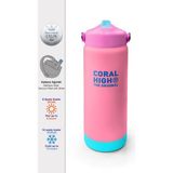 Coral High Pembe Katlanır Ağızlıklı Çelik Termos 650 ml 38353 - Tekli