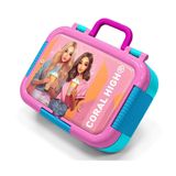Coral High Pembe Kırmızı Fashion Girl Kız Çocuk Paslanmaz Çelik Beslenme/Yemek Kabı - 39367