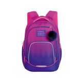 Coral High Pembe Lacivert Desenli Okul Sırt Çantası, Dört Bölmeli, Ortopedik