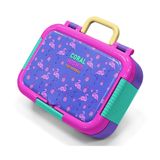Coral High Pembe Lila Flamingo Baskılı Kız Çocuk Paslanmaz Çelik Beslenme/Yemek Kabı - 39211