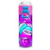 Coral High Pembe Mor Voleybol Desenli 500 ml Termos