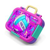 Coral High Pembe Mor Voleybol Desenli Kız Çocuk Paslanmaz Çelik Beslenme/Yemek Kabı - 39269