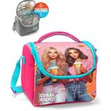Coral High Pembe Neon Mercan Fashion Girl Desenli Thermo Beslenme Çantası 22769