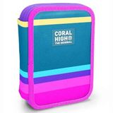 Coral High Pembe Pastel Renkli Kalem Kutusu 11136