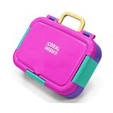 Coral High Pembe Renkli Kız Çocuk Paslanmaz Çelik Beslenme/Yemek Kabı - 39349