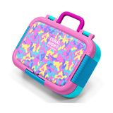Coral High Pembe Sarı Kamuflaj Kız Çocuk Paslanmaz Çelik Beslenme/Yemek Kabı - 39101