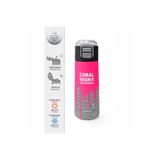 Coral High Pembe Siyah Beyaz Desenli Çelik Termos Matara 500 ml 31878
