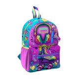 Coral High Pembe Turkuaz Kulaklik Paten Mini Yuva Sirt Cantasi - Kiz Cocuk