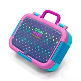 Coral High Puantiye Desenli Çelik Beslenme Kabı 39179