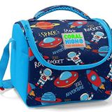 Coral High PZM1508 Lacivert Mavi Uzay Desenli - Erkek Çocuk Beslenme Çantası