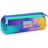 Coral High Renkli Airbrush Desenli Üç Bölmeli Kalem Çantası