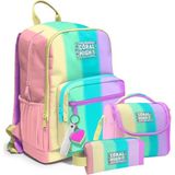 Coral High Renkli Desenli Okul Sırt Çantası 18 Litre Kapasiteye Sahip Ergonomik Tasarım